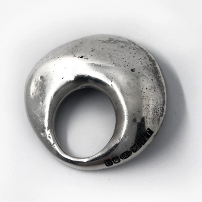 Juliette Mole | Heavy Silver Swells 1 Ring | Hallmarked Silver Jewellery