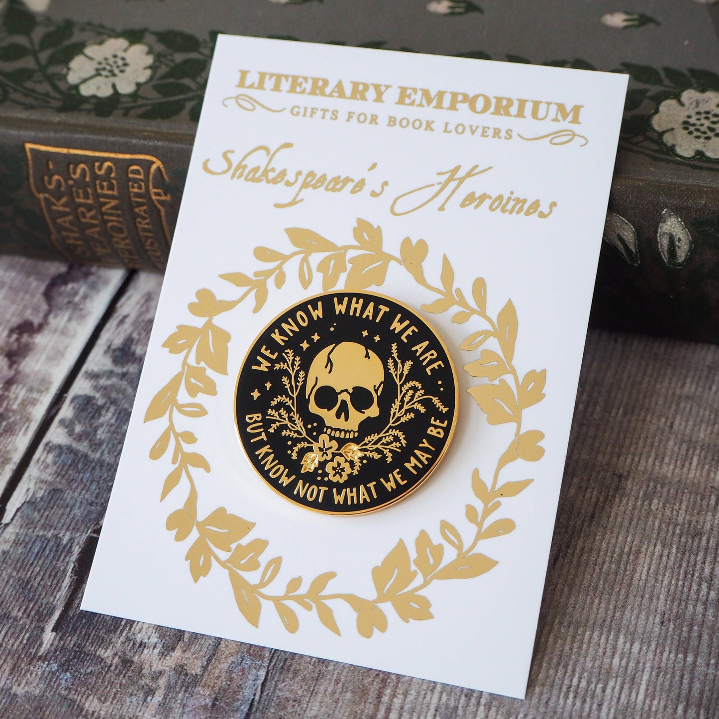 Ophelia | Enamel Pin Badge | Shakespeare's Heroines Collection