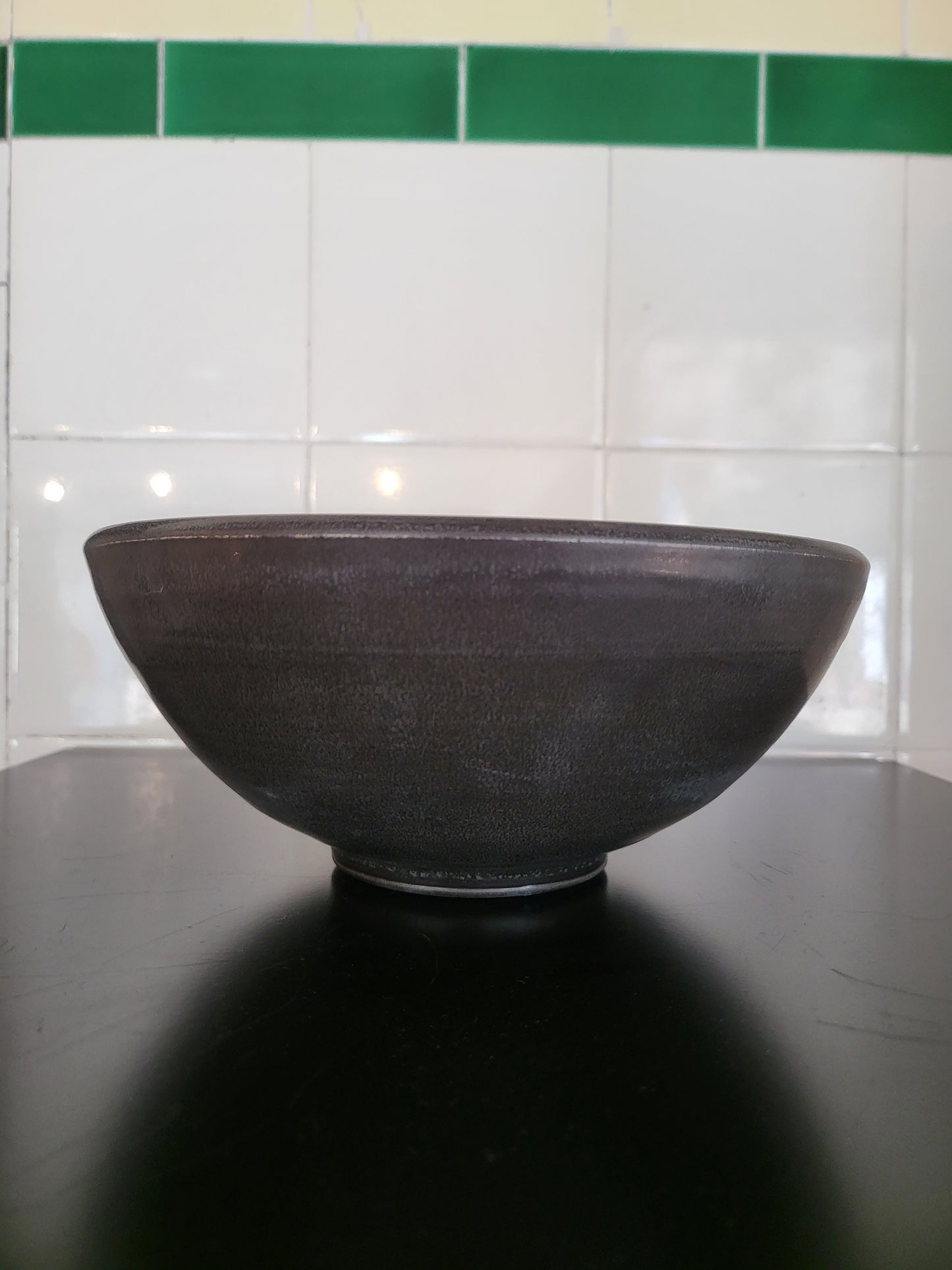 Garnet McCulloch | Pink Black Bowl (Large)| Ceramic