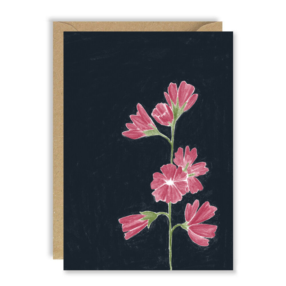 Pink Flower Card