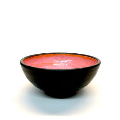 Garnet McCulloch |Pink Black Bowl (Medium) | Ceramic