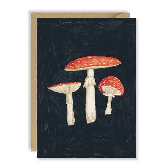 Joy Nevada | Mushroom | Greetings Card