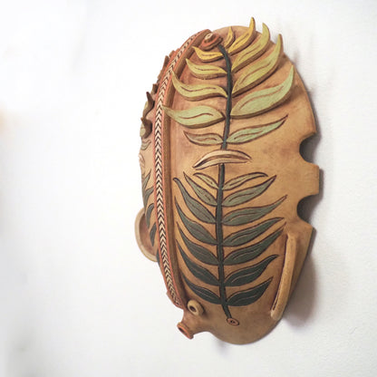 Pascale Wilson | Oh The Green | Ceramic Mask