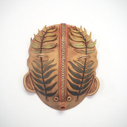 Pascale Wilson | Oh The Green | Ceramic Mask