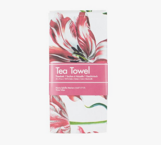 Merian 'Tulips' - Tea Towel