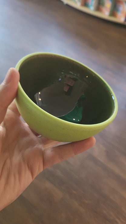 Garnet McCulloch | Double Green Bowl (Small) | Ceramic
