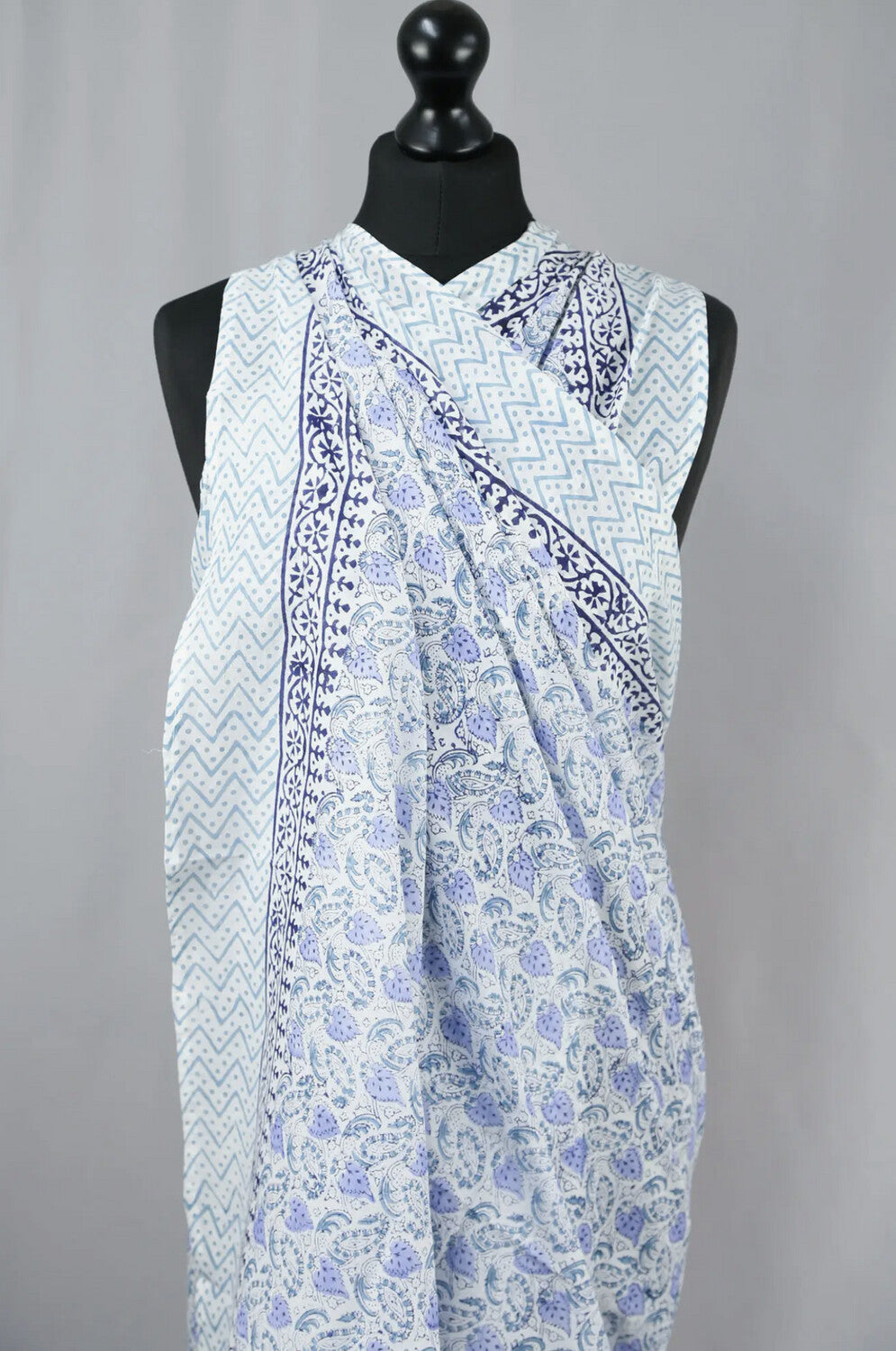 Sarong style fabric shawl/beach cover