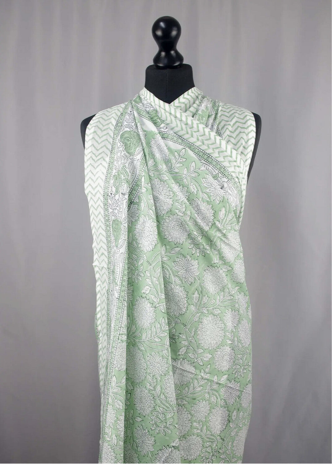 Sarong style fabric shawl/beach cover